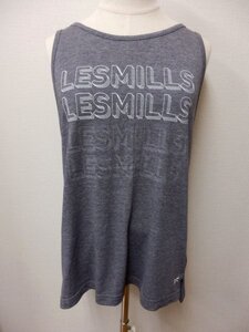 312F11◆Reebok×LesMills◆タンクトップ◆グレー◆OTサイズ相当◆レスミルズ