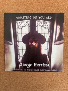 George Harrison The best of the “All Things Must Pass “ Session-Outtakes 中古コレクターズCD