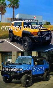 トヨタ FJ クルーザー FJ Cruiser 07-20 TRD/FJ スタイル ルーフ サンバザー プロテクター カバー アルミニウム