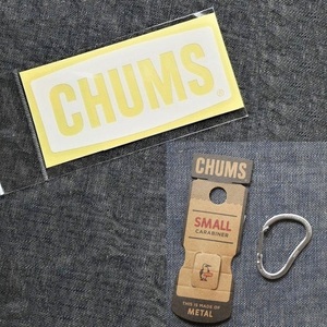 2点セット CHUMS ステッカー カラビナS CH62-1484 CH61-0121 S 未使用