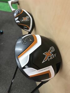 超お値打ち出品 元祖ぶっ飛び名器 入手困難品 callaway X2-HOT 9.0°と5Deepの優しく飛ばせる名器セット usedほぼ新品