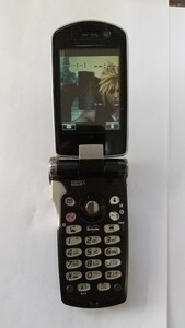 K1264 docomo FOMA P900iV クラウドブラック ファイナルファンタジー ガラケー ケータイ 簡易動作確認＆簡易清掃OK 判定〇 送料無料