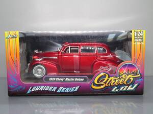 ＃収集家放出品＃ ￥1000～ Jada Toys Street LOW 1939 Chevy Master Deluxe 1/24スケール おもちゃ 玩具 箱あり 海外 自動車 LOWRIDER