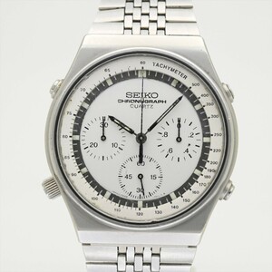 8.SEIKO/初代スピードマスター●1982年製造 7A28-7010 クロノグラ クオーツ 電池交換済 メンズ腕時計 ビンテージ 中古 セイコー
