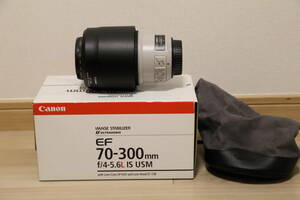 ☆▲　CANON キャノン EF70-300mm f/4-5.6L IS USM 美品　▲☆