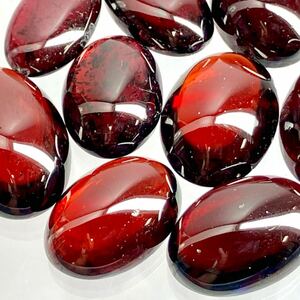 ●天然ガーネット9点おまとめ100ct●j ルース 裸石 宝石 ジュエリー garnet ロードライトガーネット jewelry 柘榴石 カボション ③