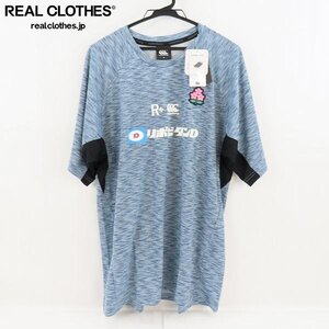 ☆【未使用】CANTERBURY/カンタベリー ラグビー日本代表 /JAPAN L/S WORKOUT TEE/ワークアウト Tシャツ R34087JPB/4L /UPK