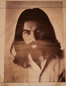 The Beatles　GEORGE HARRISON　ビートルズ　ジョージハリスン　87×63cm　HEILE MANN　N.B. GROUPポスター