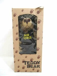 テディベア TEDDY BEAR 全長約27cm AIR FORCE パラシュート 箱付 中古 ■