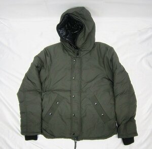 DUVETICA デュベティカ ダウンジャケット グースダウン オリーブグリーン サイズ46 イタリア製 goose down jacket■