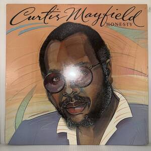 Funk Soul LP - Curtis Mayfield - Honesty - Boardwalk - NM - シュリンク付