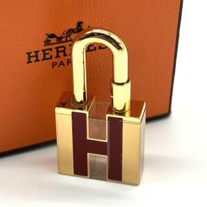 1円 未使用 HERMES エルメス H型 カデナ チャーム ゴールドカラー