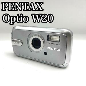 【完動品】　PENTAX ペンタックス Optio　オプティオ　 W20 コンパクトデジタルカメラ　防水　防塵　コンデジ