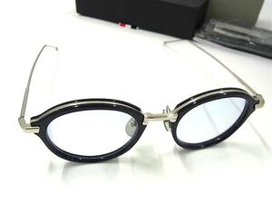 1円 ■極美品■ THOM BROWNE トムブラウン サングラス メガネ 眼鏡 メンズ レディース ブラック系 FK2312