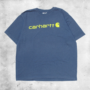 Carhartt カーハート Tシャツ US 古着 コバルトブルーヘザー XLサイズ ルーズフィット