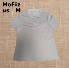 A-561〈MoFiz〉ゴルフ半袖タクティカルポロシャツ　スカイブルーUS　M