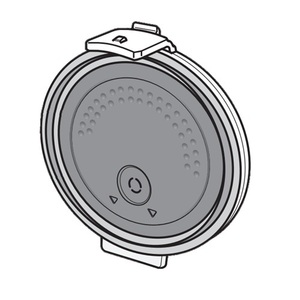 東芝部品：内蓋(Tブラウン）/320A2270IHジャー炊飯器用