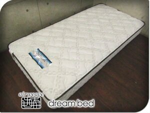 展示品/未使用品/dreambed/airweave/Neltonic207 ノーマル RY/エアファイバー/ポケットコイル/モダン/シングルマットレス/19万/yykn1063k