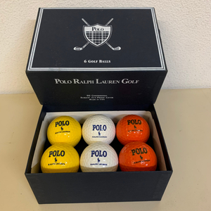 未使用 MADE IN USA POLO RALPH LAUREN GOLF 6 GOLF BALLS POLO SPORT ポロ ラルフローレン ゴルフボール アメリカ製【306