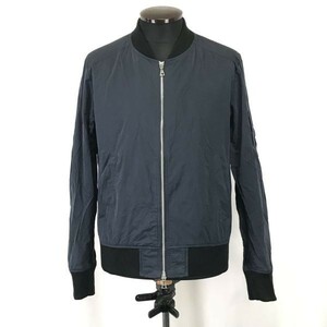 GLOBAL WORK★MA-1/フライトジャケット【メンズM/紺/navy】ベースボールカラーブルゾン/Coat/Jacket/Jumper◆BH432