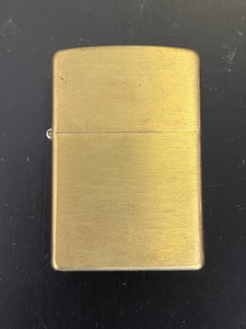 未使用　Zippo スタンダードゴールド　金タンク　 USA 希少 レア デッドストック 2006年製造