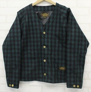 1T6836■NEIGHBORHOOD 16AW GOVERNOR CHECK■WE-JKT ネイバーフッド ウールフランネルエンジニアジャケット