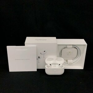 Apple AirPods Pro 第2世代 A3047 A3048 A2968 ワイヤレスイヤホン MTJV3J/A 箱付き ペアリング解除済み【CEAX1044】