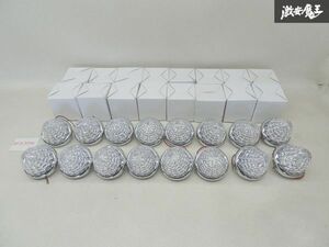 社外 トラック用 サイドマーカー マーカー ランプ 16連 LED 24V クリア プラスチック 標識 丸型 直径 約9cm 16個 高さ 約8cm 汎用 棚J-6