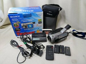 ジャンク扱い品◆SONY/ ソニー◆ デジタルビデオカメラレコーダー Digital8 【DCR-TRV310K 】 付属品付き 8ミリ 映像機器