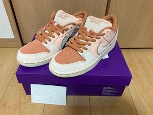 新品 27.5cm NIKE SB DUNK LOW PRO PRM Crimson Tint and Amber Brown Trocadero Gardens FV5926-200 ナイキ　ダンク　スケート