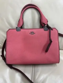 COACH コーチ　マディソン32395 2WAY レザーバッグ　ピンク