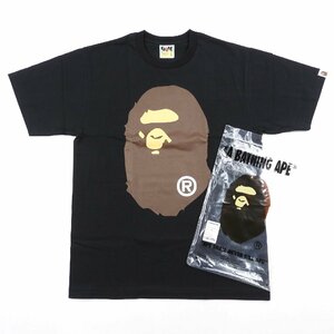 未使用 A BATHING APE アベイシング エイプ BIG APE HEAD TEE 半袖 Tシャツ size L #20487 ストリート BAPE ベイプ ビッグエイプヘッド