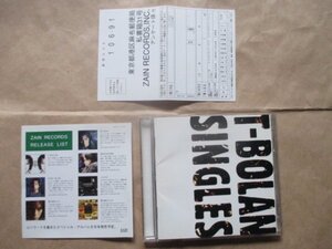 【Ｔ－ＢＯＬＡＮ】★ＳＩＮＧＬＥＳ★ベスト盤★ＣＤ