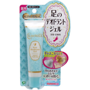 【まとめ買う】スリムウォーク 足のデオドラントジェル 足指・足裏用 フレッシュソープ ３０ｍＬ×40個セット