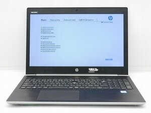 【1円スタート】hp ProBook 450 G5 2ZA82AV Core i5 7200U 2.5Ghz 8GB 15.6インチ OSなし BIOSのみ