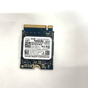 K60424166 TOSHIBA NVMe 256GB SSD 1点 【中古動作品】.