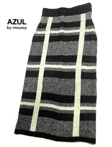 AZUL by moussy★アズールバイマウジー★（M）ウエストゴム ニットスカート