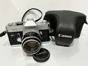 CANON キャノン FT フィルムカメラ CANON LENS 50mm F=1.8 本体カバー付