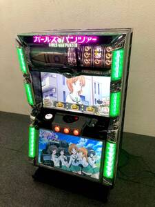 2411-68　パチスロ実機 パチスロ オリンピア ガルパ ガールズ&パンツァー コイン不要機 【直接引き取り(東京都大田区)or一都三県自社配達】