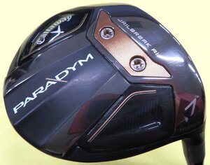 【中古】キャロウェイ　2023　PARADYM　パラダイム　フェアウェイウッド 　7W（21°）【SR】VENTUS TR 5 for Callaway　HCあり