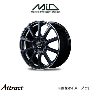 MID ラピッドパフォーマンス ZX10 アルミホイール 1本 スカイラインクーペ 36系(17×7J 5-114.3 INSET38 ADブルー)RAPID PERFORMANCE