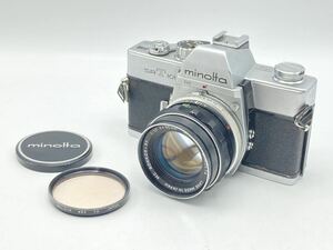 ★送料無料★MINOLTA SR-T101 + MC ROKKOR PF 55mm F1.7 フィルム一眼レフカメラ ミノルタ 3108F