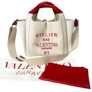 ヴァレンティノ VALENTINO レディース アトリエ01 2way トートバッグ ショルダーバッグ【中古】