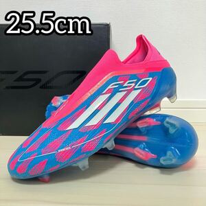 adidas アディダス F50 エリート レースレス FG 25.5cm ソーラーピンク / サッカースパイク