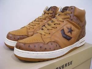  CONVERSE WEAPON HI TAN/OSTRICH US10.5 28.5cm 中古箱付き ★ コンバース ウエポン ハイ 1K707 タンXオーストリッチ