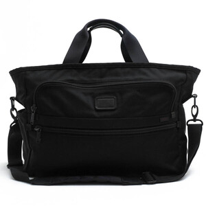 TUMI トゥミ ビジネスバッグ 26197DH ALPHA Day Tote アルファ デイトート FXTバリスティックナイロン ナパレザー 牛革 2WAY ショルダーバ