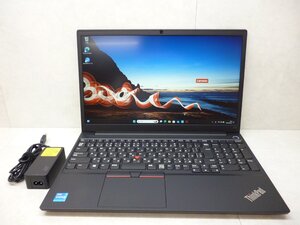 ☆良好品☆1円☆第11世代☆Thinkpad E15GEN2 20TE-S28C00☆Core i5 2.40GHz/8GB/256GB/高解像度/無線/Bluetooth/カメラ/Office/DtoD領域☆