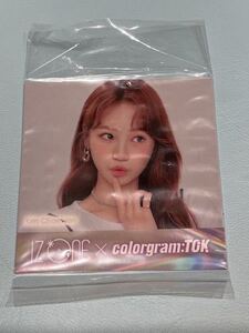 IZ*ONE colorgram カード チェウォン　colorgram:TOK Kim Chaewon アイズワン　ウィズワン