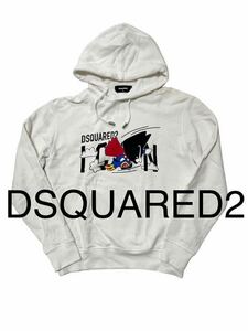 21SS★M★DSQUARED2★ディースクエアード★SUPER CHIRO★スーパーチロパーカー★国内正規品★ホワイト