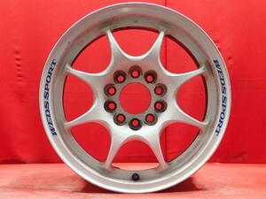 中古ホイール 単品1本 ウェッズスポーツ TC・05 WedsSport TC-05 15x6.5J 5/114.3